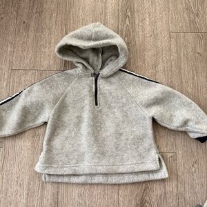 Vintage Y2K toddler UFO grey fleece hoodie size 2t